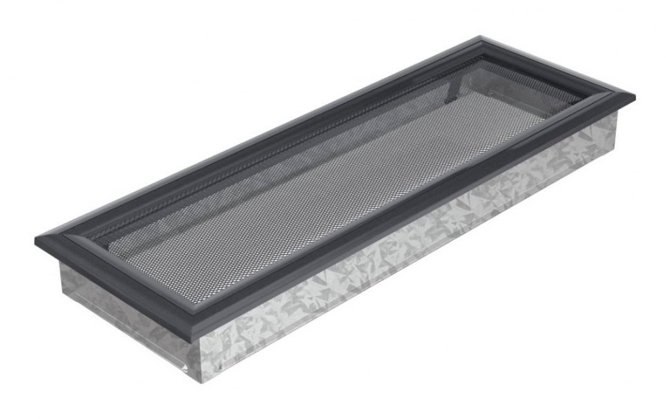 Решетка вентиляционная Оскар графит 17х49