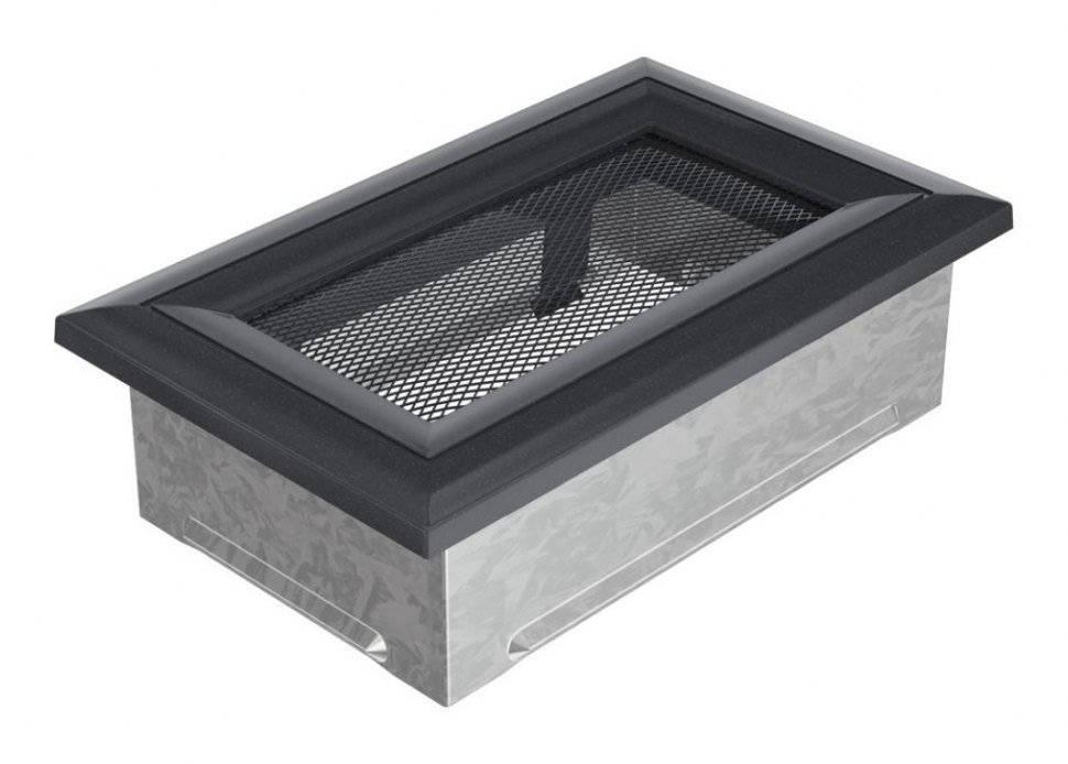 Решетка вентиляционная Оскар графит 11х17