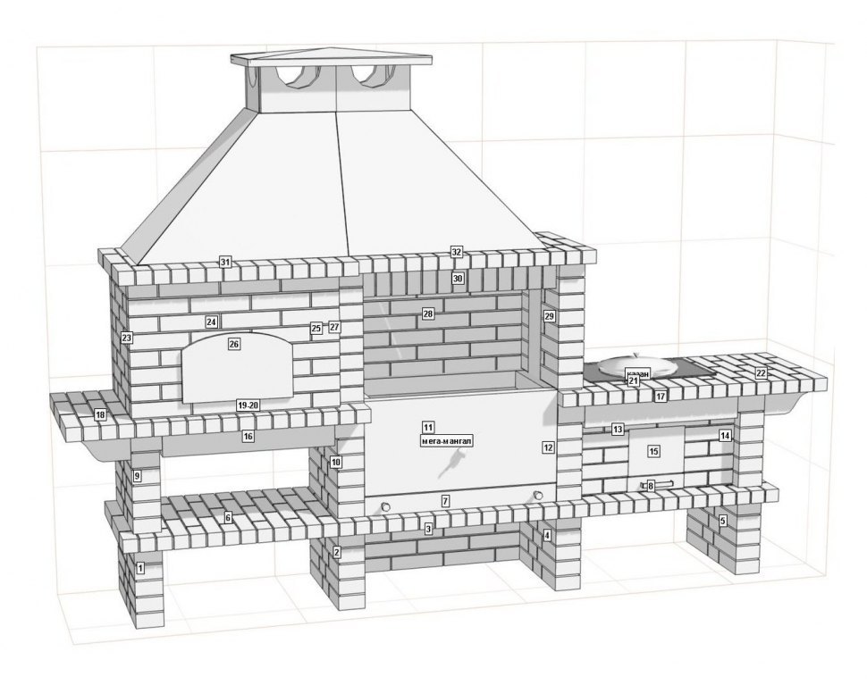 Барбекю-гриль АристократЪ 750 М