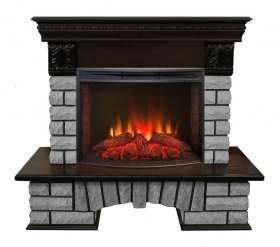 Электрокамин RealFlame Country Lux Rock 25 AO с Evrika 25,5