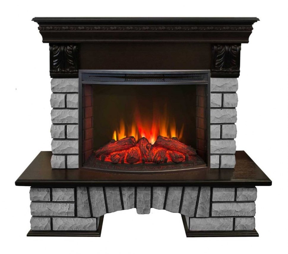 Электрокамин RealFlame Country Lux Rock 25 AO с Evrika 25,5