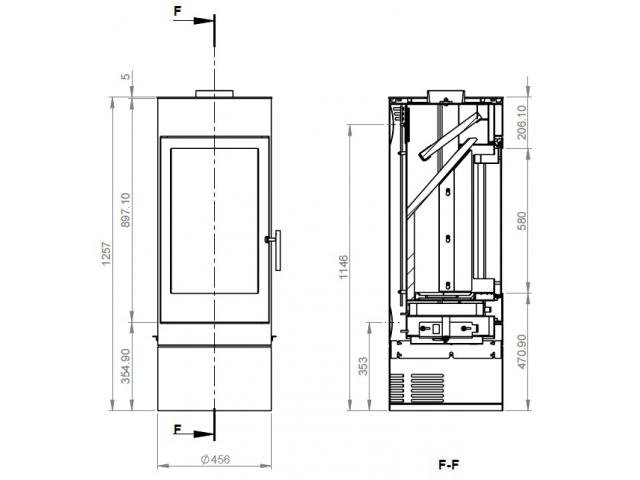 Печь-камин Ember София 552