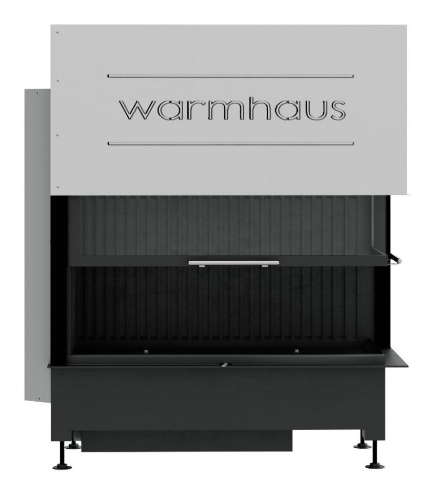 Каминная топка угловая Warmhaus KANT R 100/57h