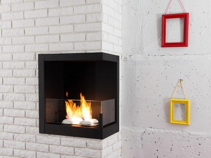 Биокамин Lux Fire Угловой 555 M правый угол