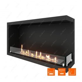 Биокамин угловой SteelHeat Leader 900 правый (Стандарт)