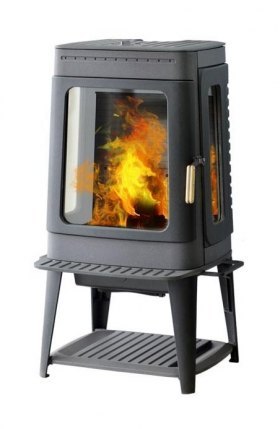 Печь AUTHENTIC 35, эмалированная, серая (Plamen)