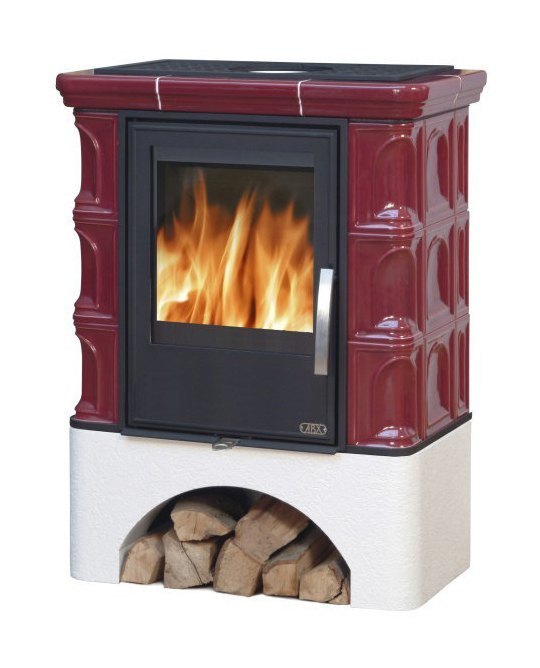 Кафельная печь-камин ABX Iberia KI (с водным контуром)