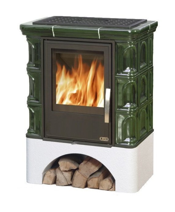 Кафельная печь-камин ABX Iberia KI (с водным контуром)