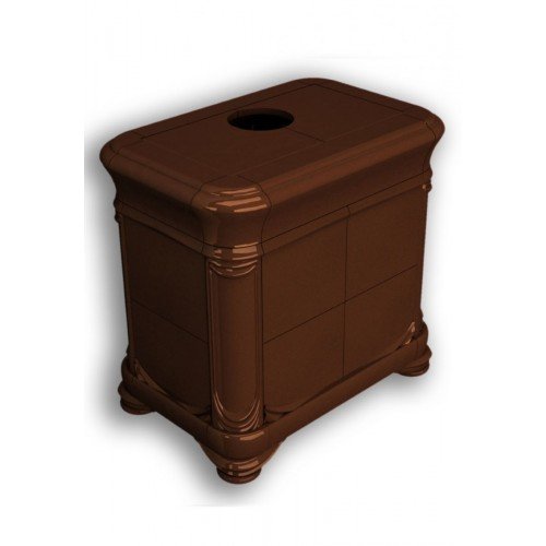 Каминная облицовка КимрПечь Модерн центральная Шоколад