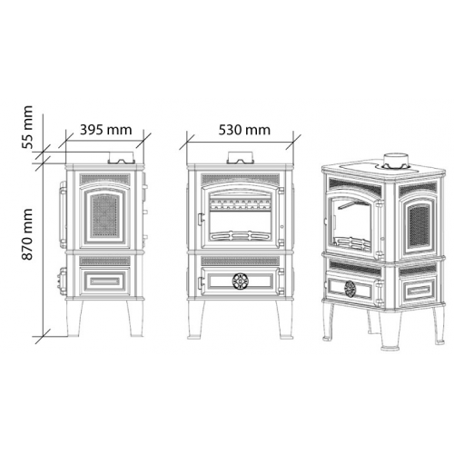 Отопительная печь Ferguss Lawa