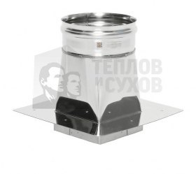 Переход с прямоугольника в диаметр ППKM-Р (М) D 200, 430, 1.0 L 130/ 260/ H 250