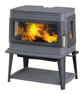 Печь AUTHENTIC 50, эмалированная, серая (Plamen)