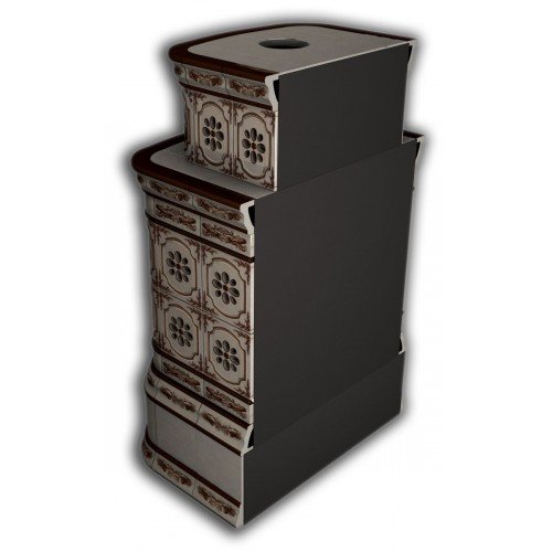 Каминная облицовка КимрПечь Сконе пристенная двухъярусная Лоси