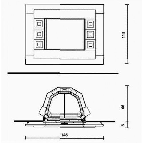Каминная облицовка EdilKamin Mexico, Airfire - Thermofire