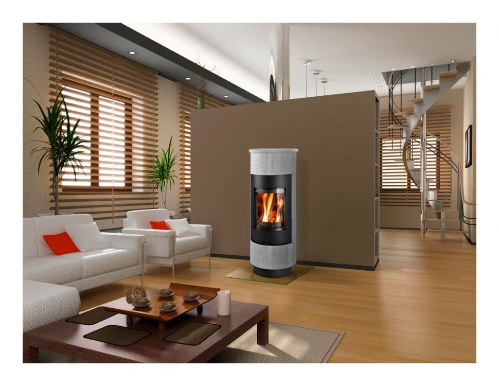 Печь-камин Thorma CADIZ SERPENTINO