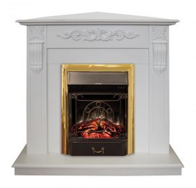Электрокамин RealFlame Dominica Corner WT c Majestic S Lux
