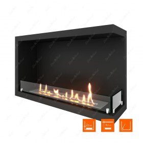 Биокамин угловой SteelHeat Leader 800 правый (Стандарт)