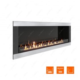 Биокамин в нишу SteelHeat ONE-H 1400 XL (Стекло + Стемалит)