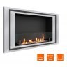 Биокамин в нишу SteelHeat LONG-D 900 (Стекло)