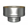 Переходник моно-термо с D130 на D130/330, изоляция 100 мм, AISI 321/304 (Вулкан)