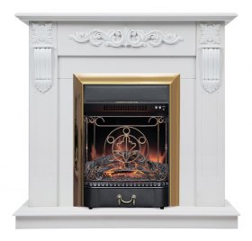 Электрокамин RealFlame Dominica WT с Majestic S BR