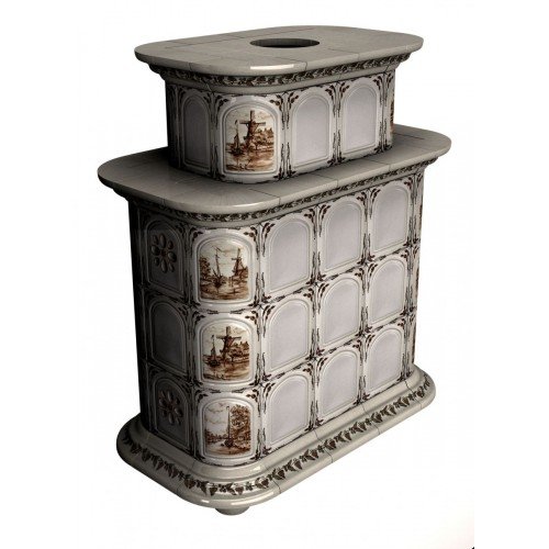 Каминная облицовка КимрПечь Прованс центральная двухъярусная Голландия