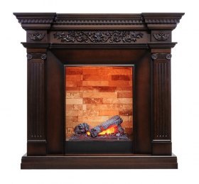 Каминокомплект Amalfi - Махагон коричневый антик с очагом Cassette 400 NH