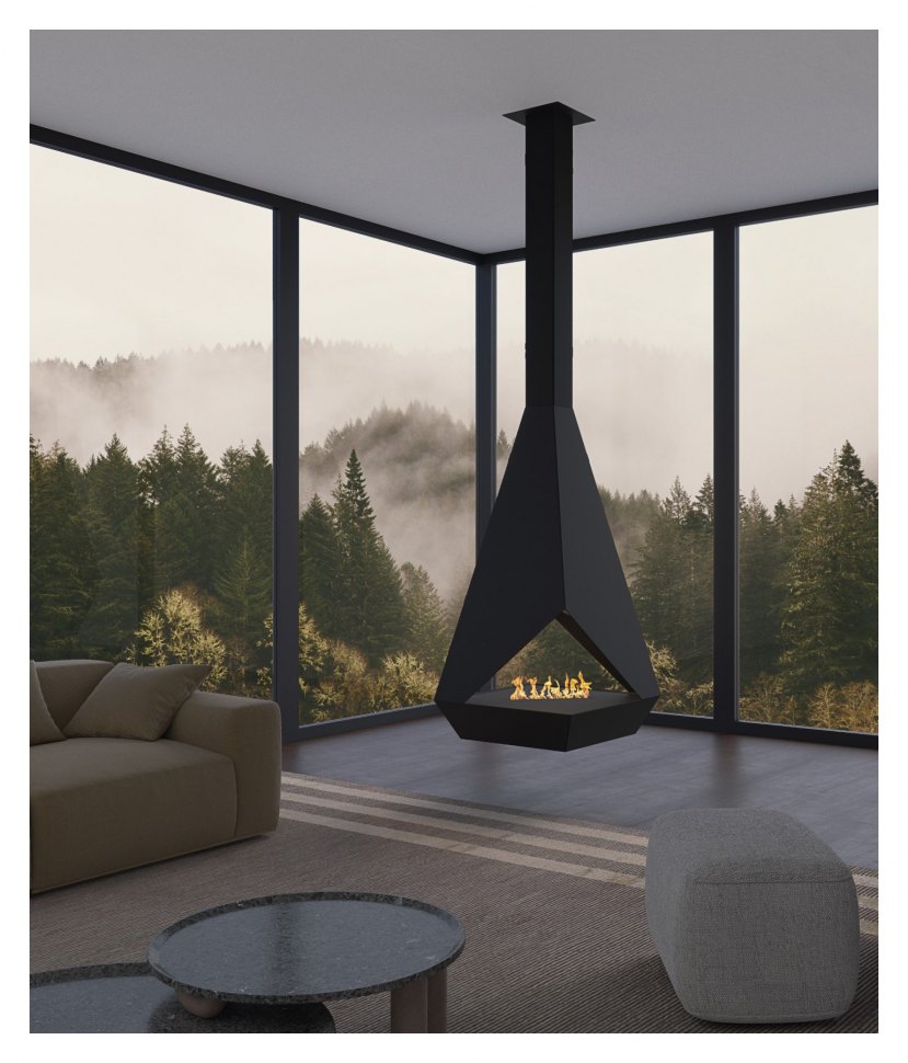 Автоматический биокамин GlammFire Евдокс Эво Плюс / Eudoxus (с пультом ДУ)