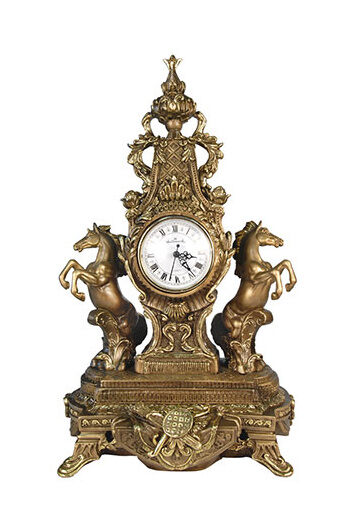 Каминные часы Дворцовые с лошадьми RF2027AB