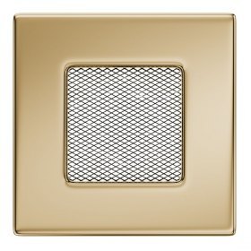 Решетка вентиляционная латунь полированная