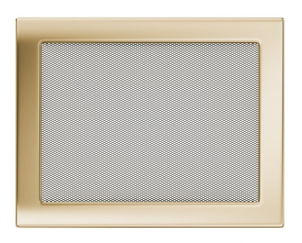 Решетка вентиляционная латунь полированная 22х30