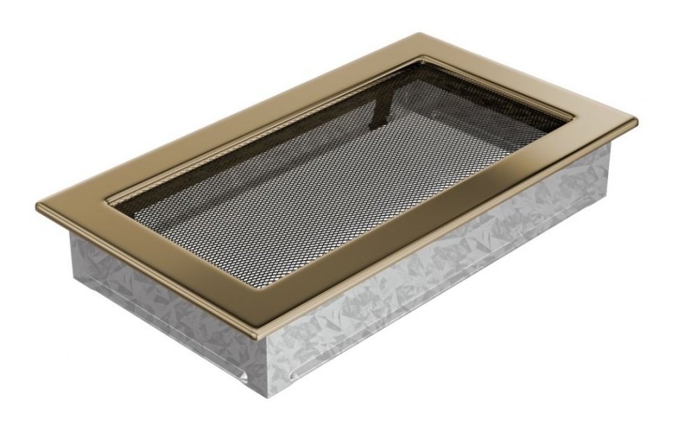 Решетка вентиляционная латунь полированная 17х30