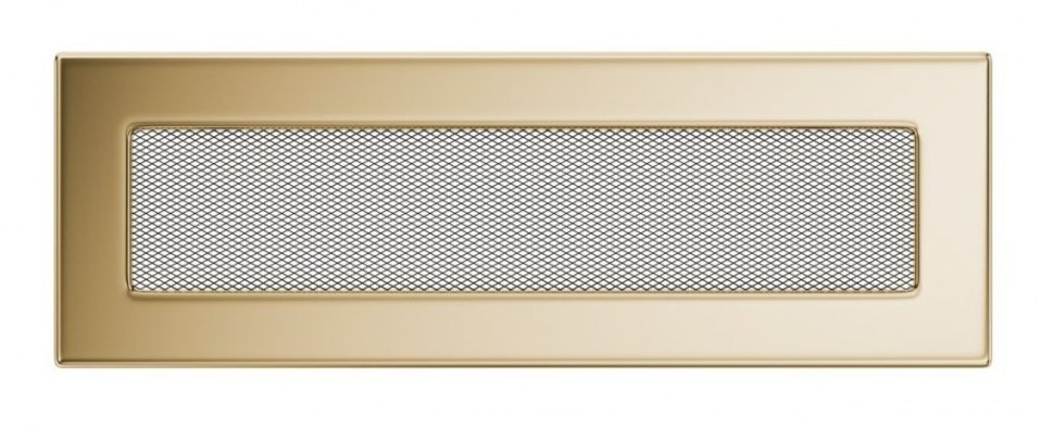 Решетка вентиляционная латунь полированная 11х32