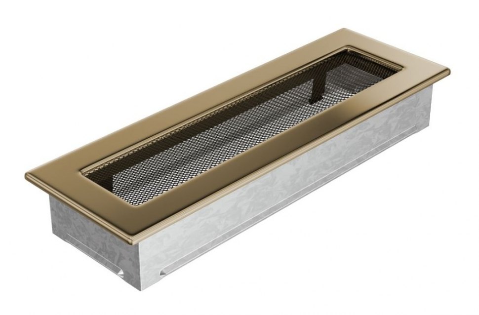 Решетка вентиляционная латунь полированная 11х32