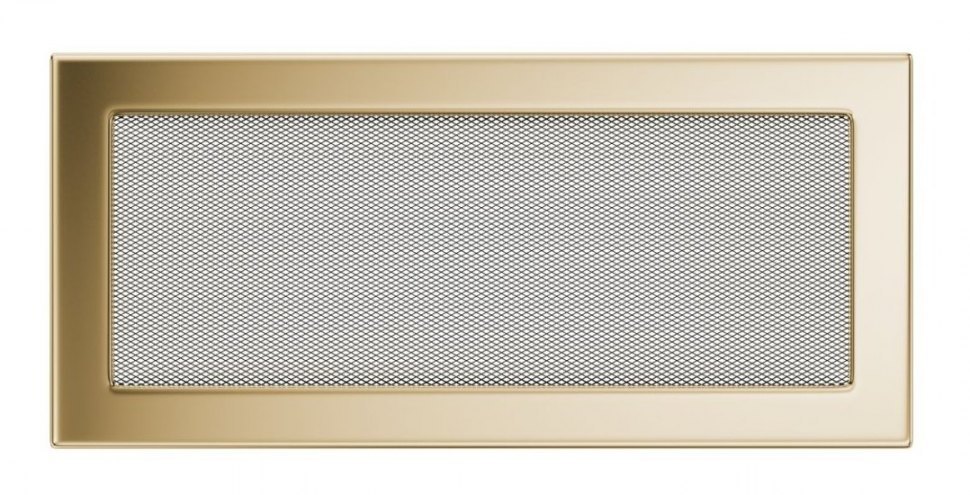 Решетка вентиляционная латунь полированная 17х37