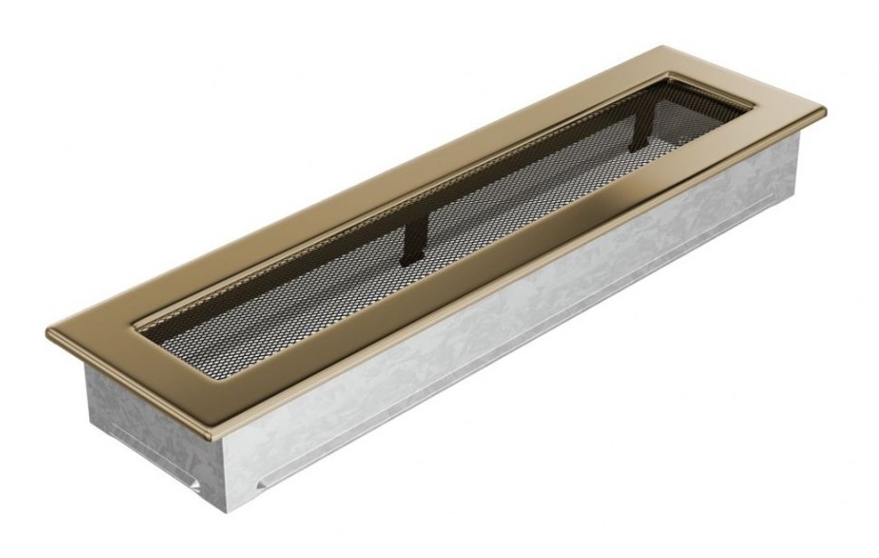 Решетка вентиляционная латунь полированная 11х42