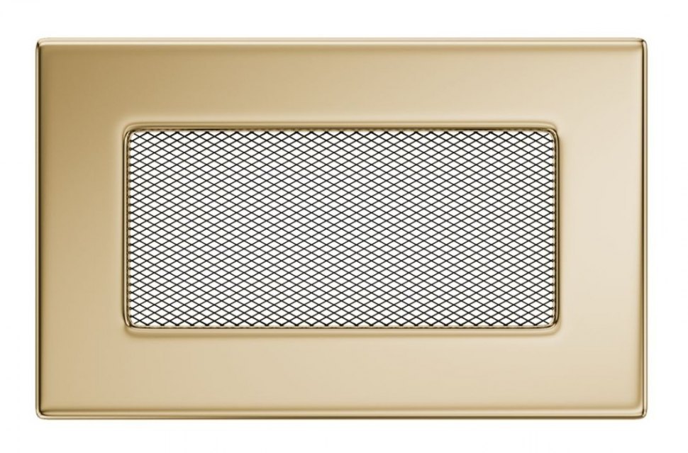 Решетка вентиляционная латунь полированная 11х17