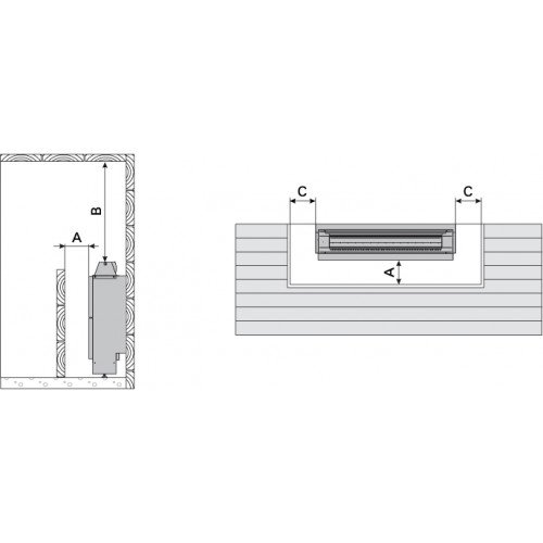 Электрическая печь для сауны Harvia Hidden Heater HH12 (под выносной пульт)