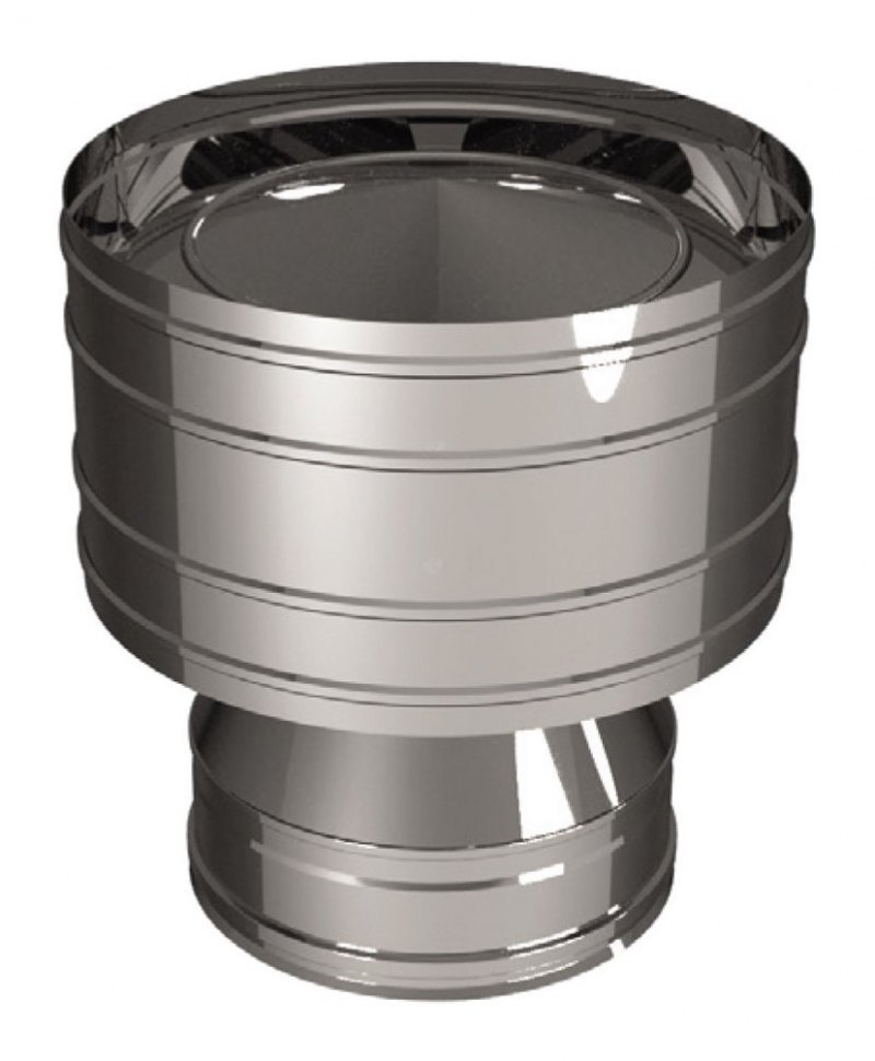 Дефлектор D115/210, AISI 321/оцинкованная сталь (Вулкан)