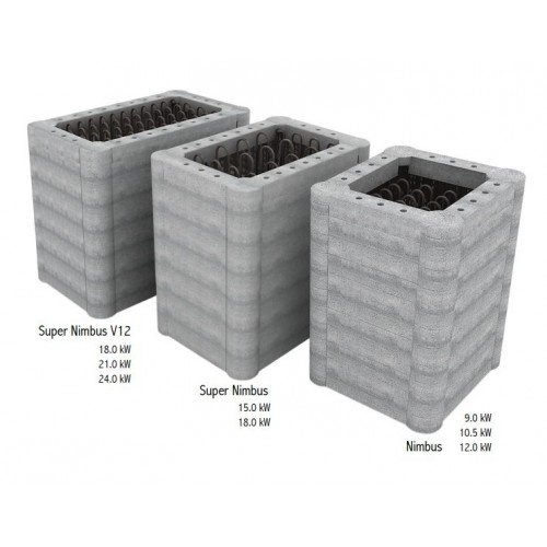 Электрическая печь для сауны Sawo Super Nimbus V12 NIM-180 NV12