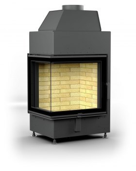 Каминная топка АСТОВ П2С 600 L (левая)