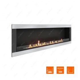 Биокамин в нишу SteelHeat ONE-H 1700 (Стекло)