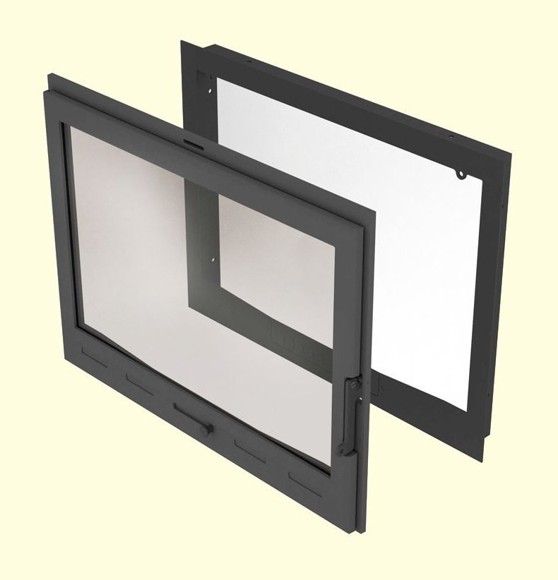 Дверь каминная Мета Оптима 701