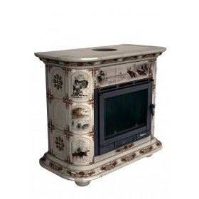 Каминная облицовка КимрПечь Прованс пристенная Зима в лесу