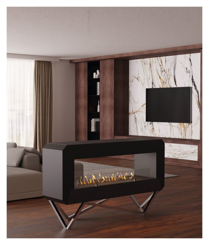 Автоматический биокамин GlammFire Урбан Эво Плюс / Urban EvoPlus (с пультом ДУ)