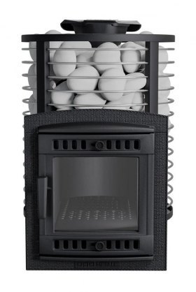 Банная печь Атмосфера М сетка из прутка