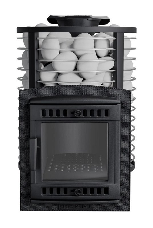 Банная печь Атмосфера М сетка из прутка