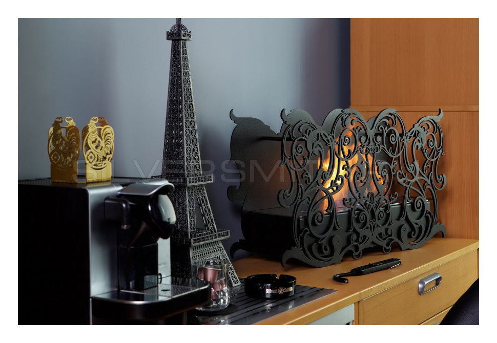 Биокамин Silver Smith Emotion Black