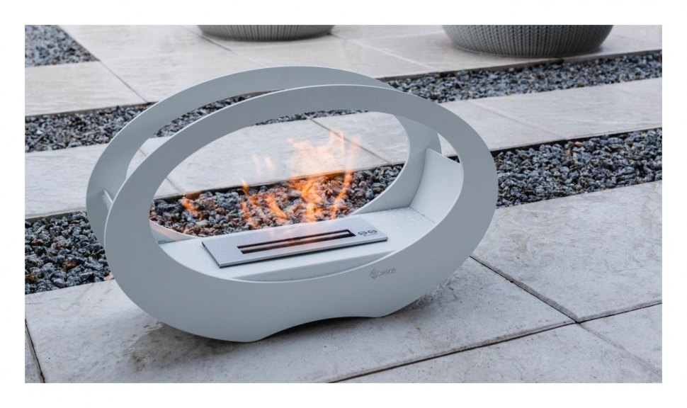 Биокамин Kratki ECHO белый TUV (настольный)