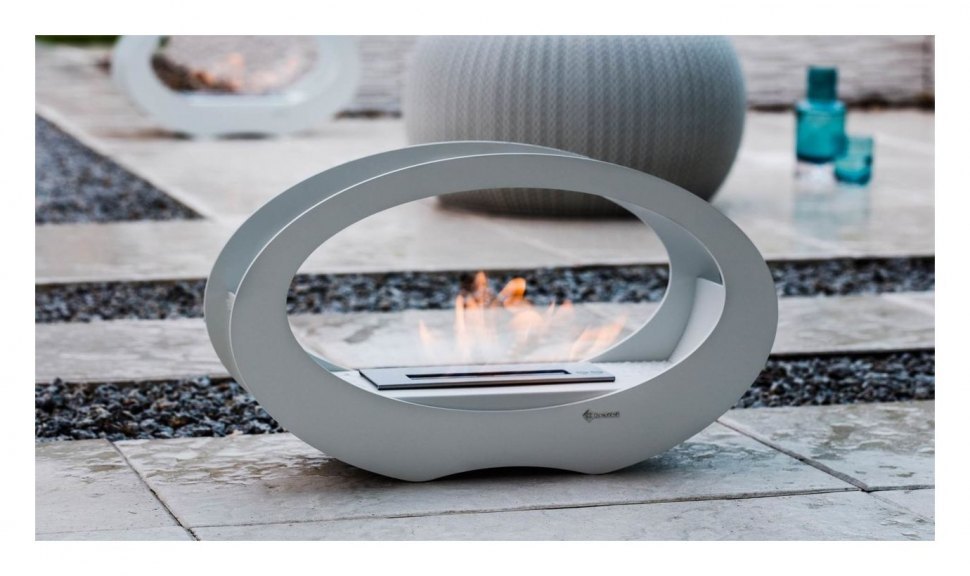 Биокамин Kratki ECHO белый TUV (настольный)